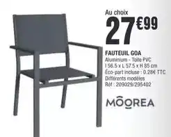 La Foir'Fouille Moorea - fauteuil goa offre