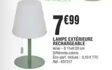 La Foir'Fouille Lampe extérieure rechargeable offre