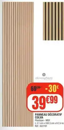 La Foir'Fouille Atmosphera - panneau décoratif colva offre