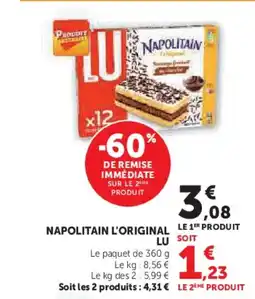 Hyper U LU Napolitain l'original offre