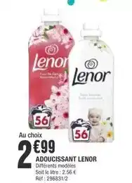 La Foir'Fouille Lenor - adoucissant offre