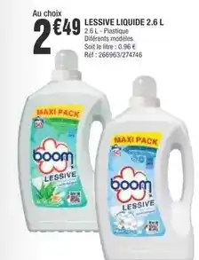 La Foir'Fouille Lessive liquide offre