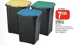 La Foir'Fouille Poubelle de trt 45l offre