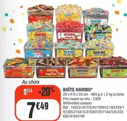 La Foir'Fouille Haribo - boîte offre