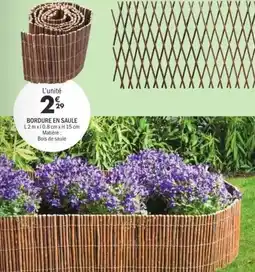 La Foir'Fouille Bordure en saule offre