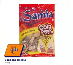 Action Samia - bonbons au cola offre