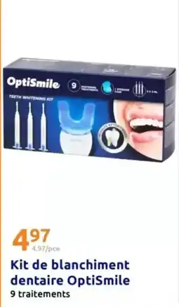 Action Optismile - kit de blanchiment dentaire optismile offre