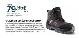 Quéguiner Chaussure de sécurité hot cumin offre