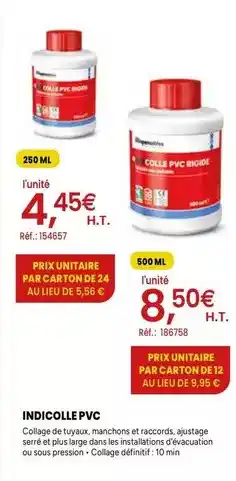 Quéguiner Indicolle pvc offre