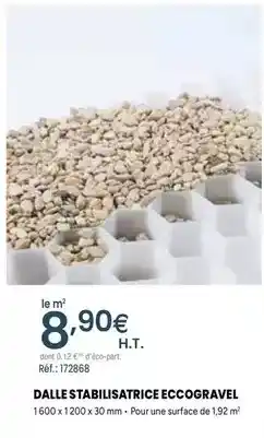 Quéguiner Dalles stabilisatrice eccogravel offre