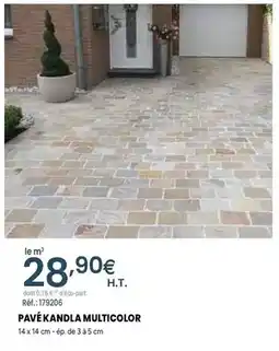 Quéguiner Pavé kandla multicolor offre