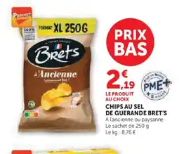 Hyper U BRET'S Chips au sel de guerande offre