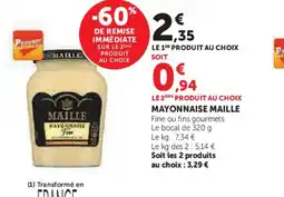 Hyper U MAILLE Mayonnaise offre