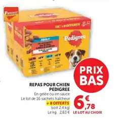 Hyper U PEDIGREE Repas pour chien offre