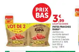 Hyper U RANA Pates fraiches offre