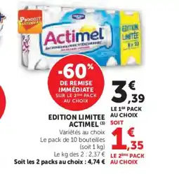 Hyper U ACTIMEL Edition limitee offre