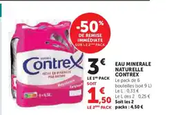 Hyper U CONTREX Eau minerale naturelle offre