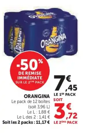 Hyper U ORANGINA offre
