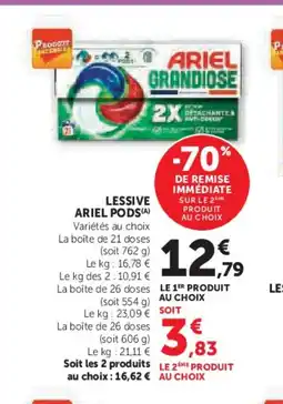 Hyper U ARIEL PODS Lessive offre