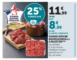 Hyper U Viande bovine bourguignon a mijoter offre