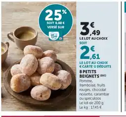 Hyper U 8 petits beignets offre