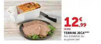 Hyper U Terrine jeca offre