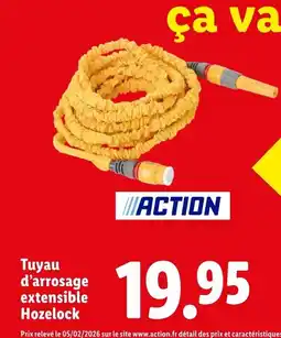 Lidl Tuyau d'arrosage extensible Hozelock offre