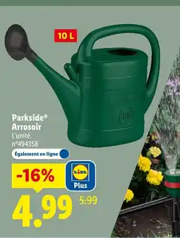 Lidl PARKSIDE Arrosoir offre