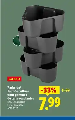 Lidl PARKSIDE Tour de culture pour pommes de terre ou plantes offre