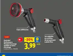 Lidl PARKSIDE Performance Pistolet d'arrosage multijet ou lance d'arrosage offre