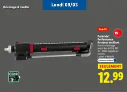 Lidl PARKSIDE Performance Arroseur oscillant offre