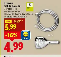 Lidl LIVARNO Set de douche offre