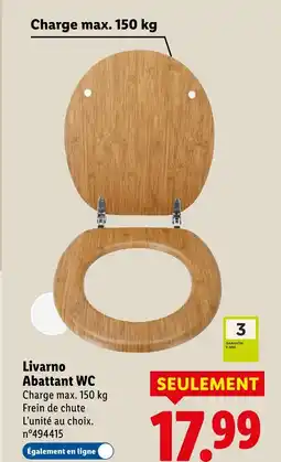 Lidl LIVARNO Abattant W offre