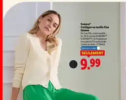 Lidl ESMARA Cardigan en maille fine femme offre