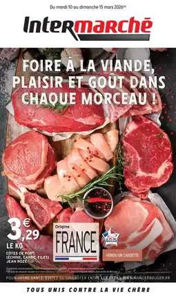 Intermarché JEAN ROZÉ Côtes de porc (échine, carré, filet) offre