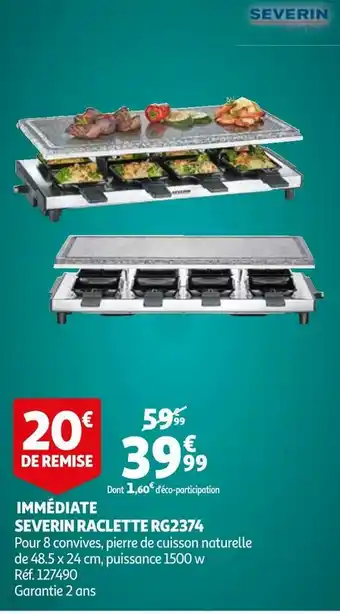 Auchan Severin severin raclette rg2374 offre