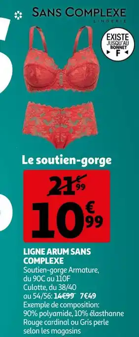 Auchan Sans complexe ligne arum offre