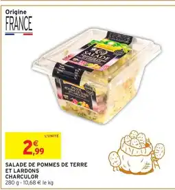 Intermarché CHARCULOR Salade de pommes de terre et lardons offre