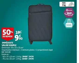 Auchan Valise souple offre