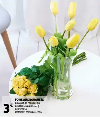 Auchan Foire aux bouquets offre