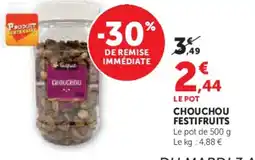 Hyper U FESTI FRUITS Chouchou offre