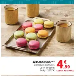 Hyper U 12 macarons offre