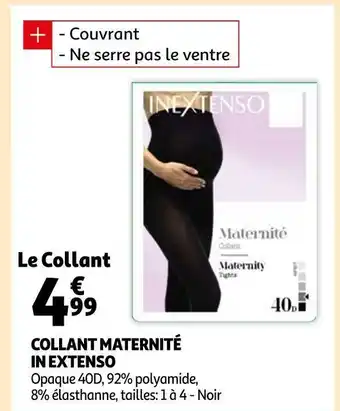 Auchan In extenso collant maternité offre