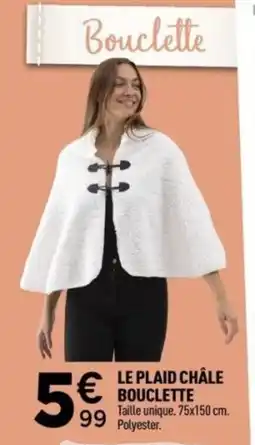 Centrakor Le plaid châle bouclette offre