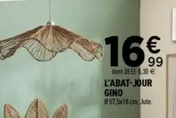 Centrakor L'abat-jour gino offre