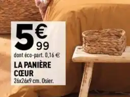 Centrakor La panière cœur offre