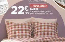 Centrakor ATMOSPHERA Parure offre