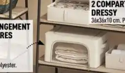 Centrakor La housse de rangement double ouvertures dressy offre