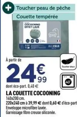 Centrakor La couette cocooning offre