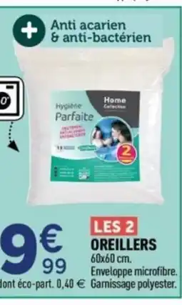 Centrakor Les 2 oreillers offre